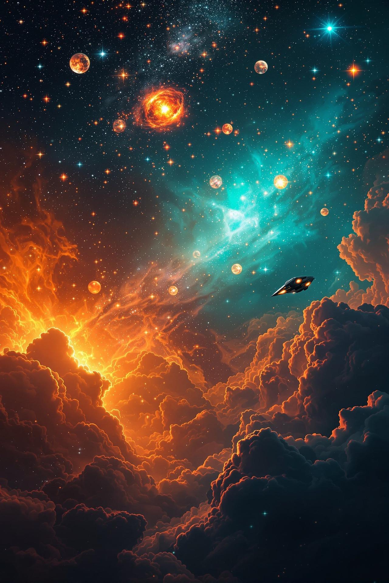 熊猫影视独家呈现电影《星际回响》高清海报，科幻冒险巨制